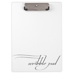 Scribble Pad Clipboard