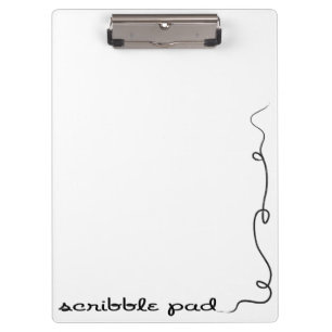 Scribble Pad Clipboard