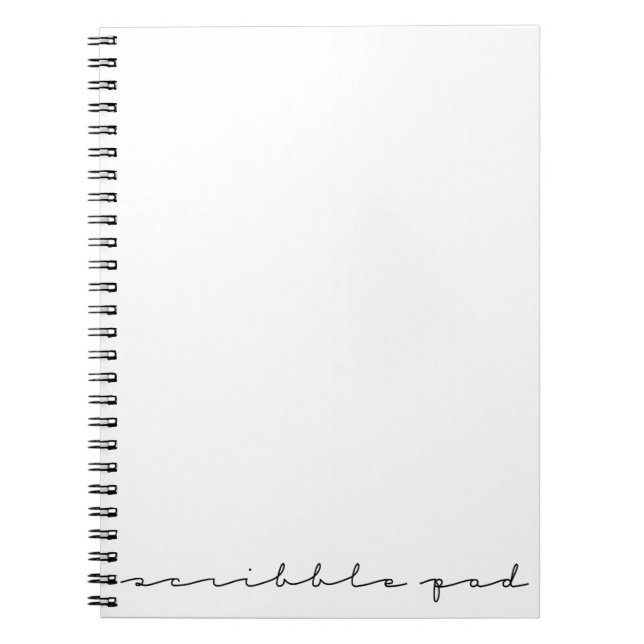 Scribble Pad Notebook (Front)