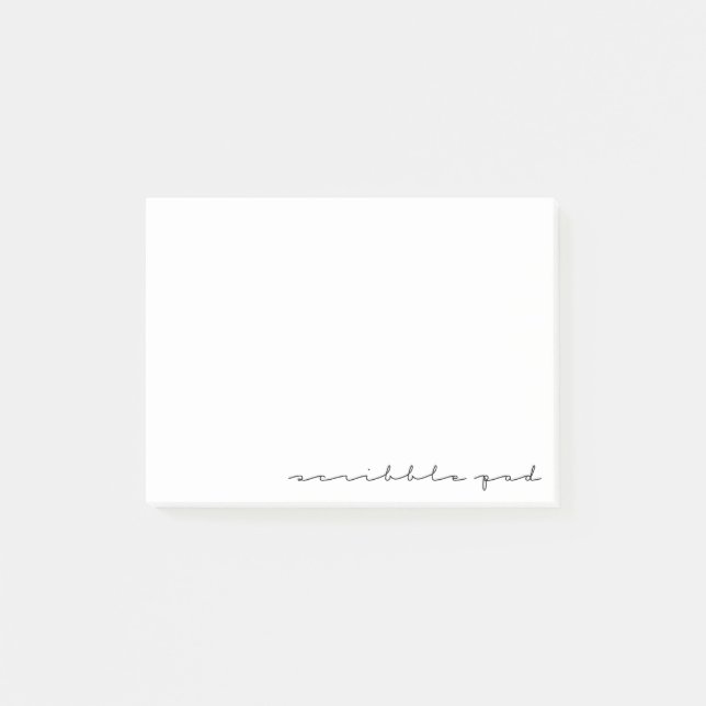 Scribble Pad Post-it Notes (Front)