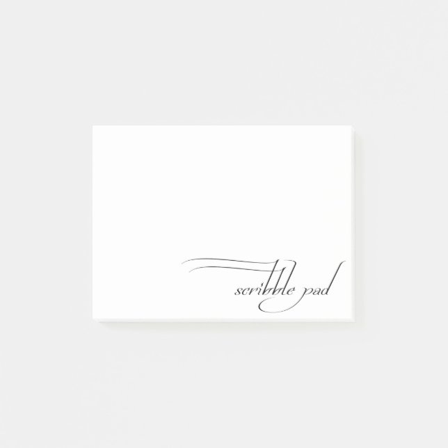 Scribble Pad Post-it Notes (Front)