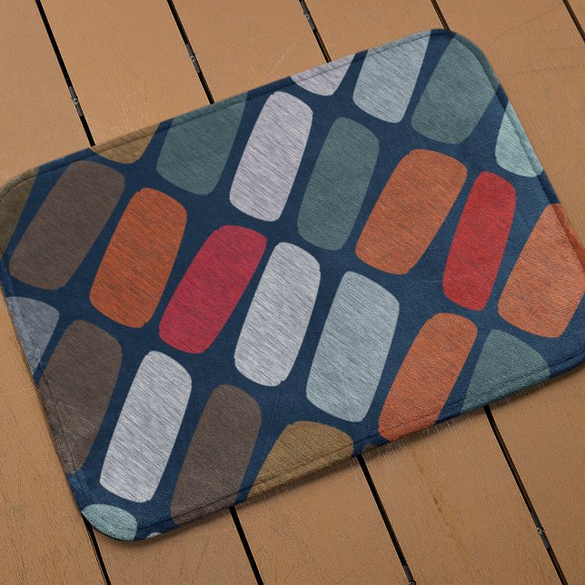 Scribble Pebbles Bath Mat (great bath mat will brighten up a bathroom, keep your feet your bathroom look and feel.)