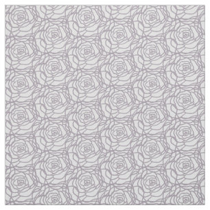 Scribble Rose Hand drawn Elegant Pattern Fabric