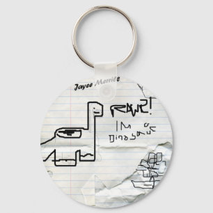 Scribbles Key Ring