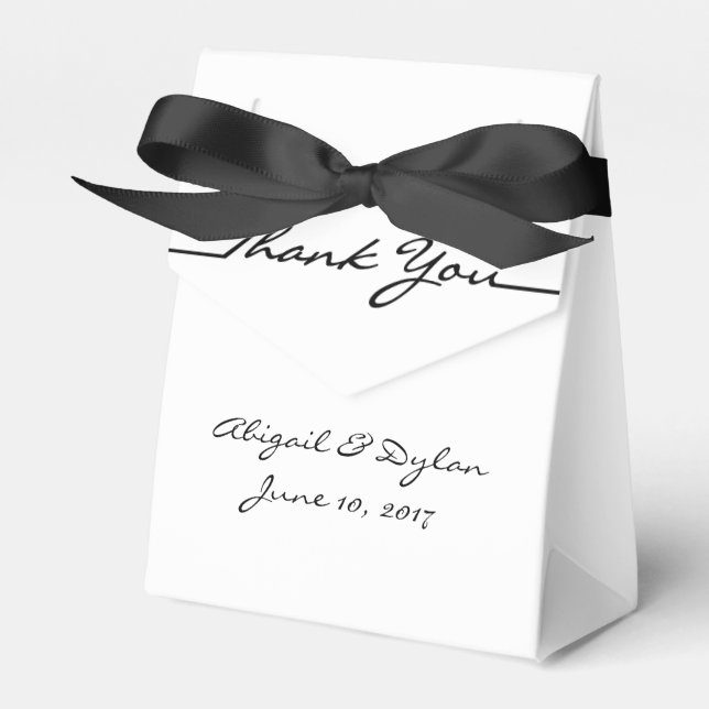 "Scribbles" Tent Favour Boxes (Front Side)