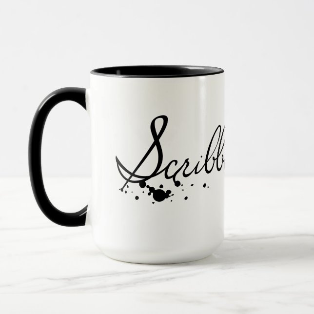 Scribbling Women Mug (Left)