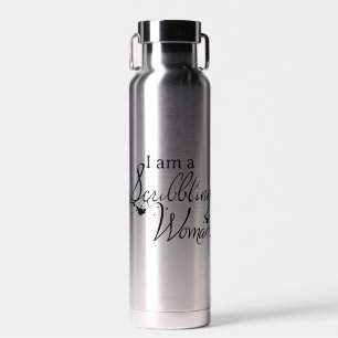 Scribbling Women Water Bottle