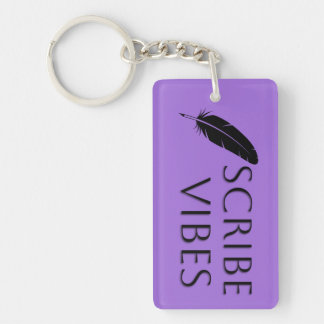 Scribe Vibes Author Writer Poet  Key Ring