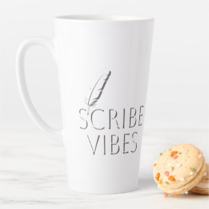 Scribe Vibes Writers Authors Poets Latte Mug