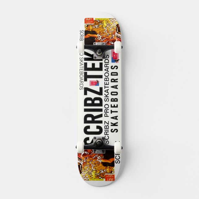 SCRIBZ TEK  OFFICIAL SKATEBOARD  #1 (Front)