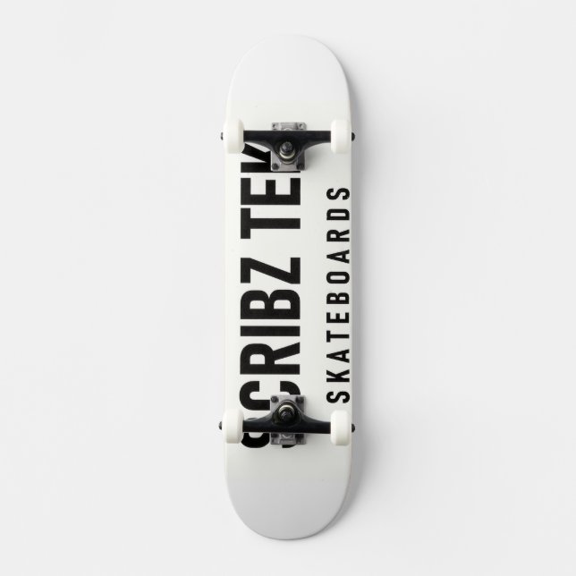 SCRIBZ TEK  OFFICIAL SKATEBOARD  #1 (Front)