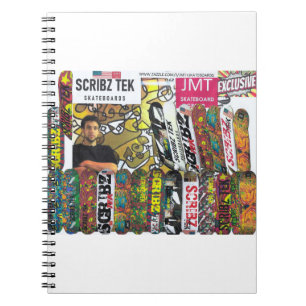 SCRIBZ TEK SKATEBOARDS / JMT USA NOTEBOOK