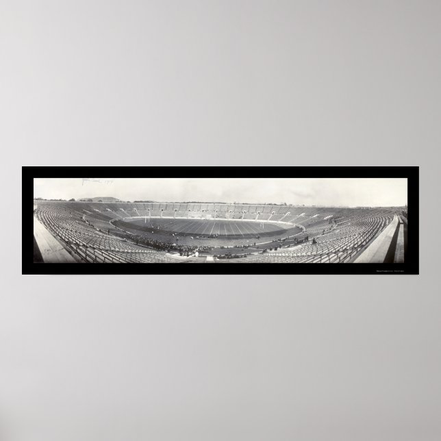 Scrimmage at Yale Bowl Photo 1914 Poster (Front)