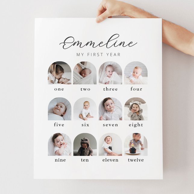 Script Arches 1st Year Photo Collage Foam Board Poster (Creator Uploaded)