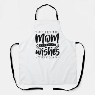 Script Best Mum Typography Apron