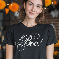 Script Boo Elegant Spooky Halloween