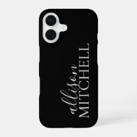 Script Calligraphy Minimalist Black
