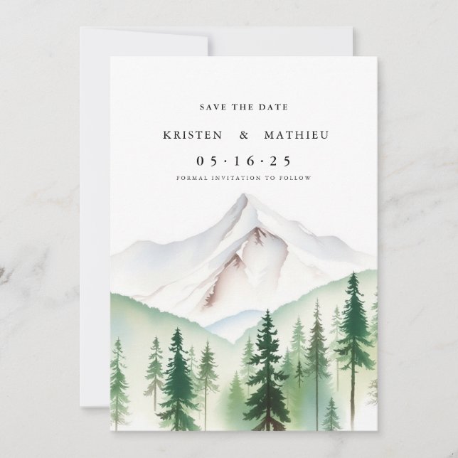 Script Digital Mountain Save The Date (Front)