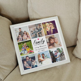 Script Family is Everything Photo Collage Keepsake Poster