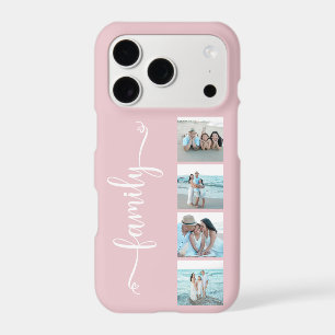 Script Family Photo Blush Pink