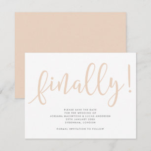 Script Finally Editable Colour Save The Date