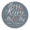 Script Font New Mr and Mrs Wedding Favour Sticker
