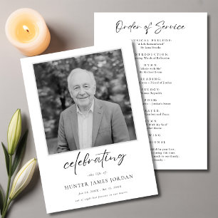Script Funeral Memorial Order Of Service Cheap Program