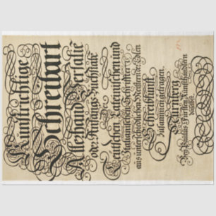 Script Furniture Decoupage Paper