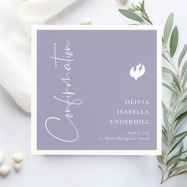 Script Girls Confirmation  Napkin (Creator Uploaded)