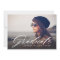 Script Graduation 2-sided Photo Party Invitation