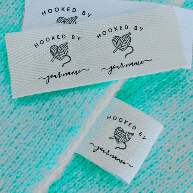  Script Hooked by Custom cut and sew crochet Grosgrain Ribbon (Creator Uploaded)