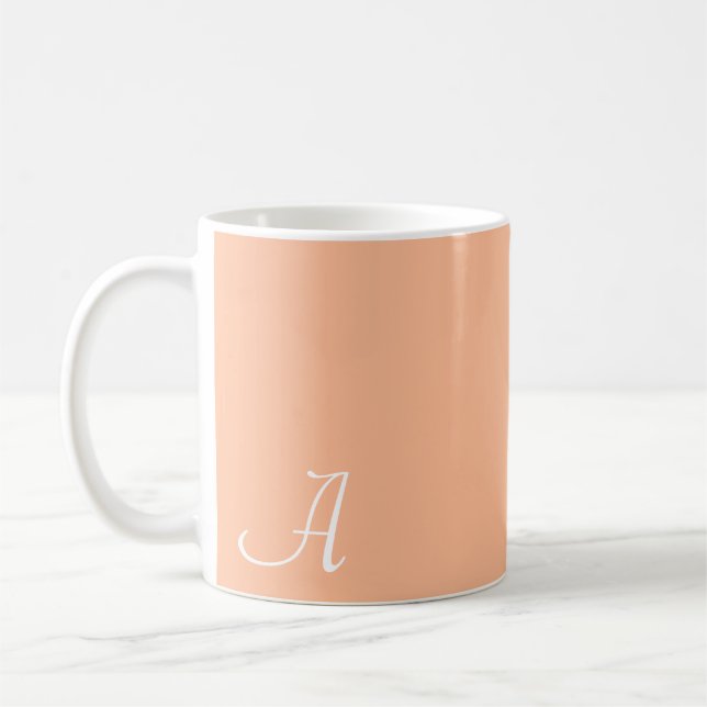 Script Letter Mug (Left)
