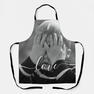 Script Love Custom Photo Apron
