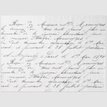 Script Love Decoupage Tissue