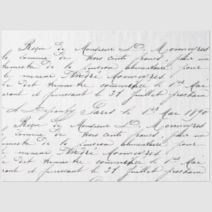 Script Love Decoupage Tissue Tissue Paper