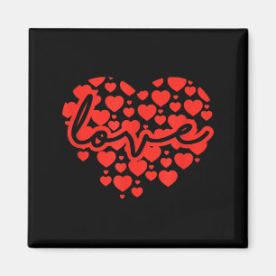 Script Love Heart Of Hearts Valentine's Day Magnet