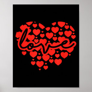 Script Love Heart Of Hearts Valentine's Day  Poster