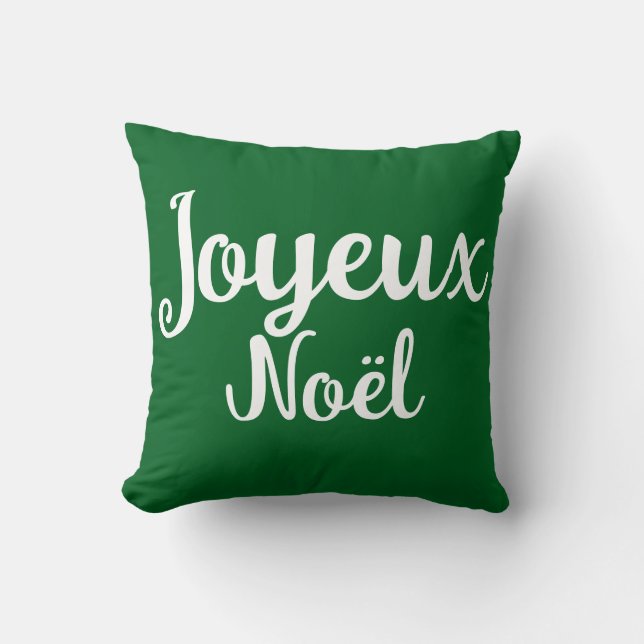 Script  Merry Christmas  Cushion (Front)