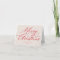 Script Merry Christmas Red Blush