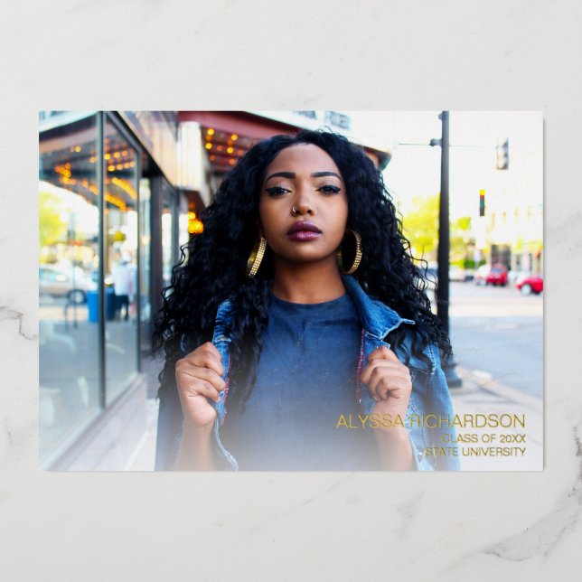 Script Mod Photo Graduation Party - White (Front)