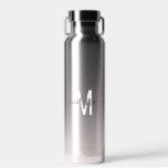 Script Monogram Personalised Name  Water Bottle<br><div class="desc">This design may be personalised in the area provided by changing the photo and/or text. Or it can be customised by clicking Personalise this Template and then choosing the click to customise further option and delete or change the colour of the background, add text, change the text colour or style,...</div>