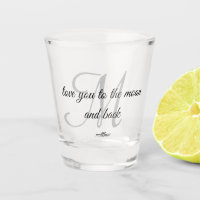 Script Monogrammed love you to the moon and back