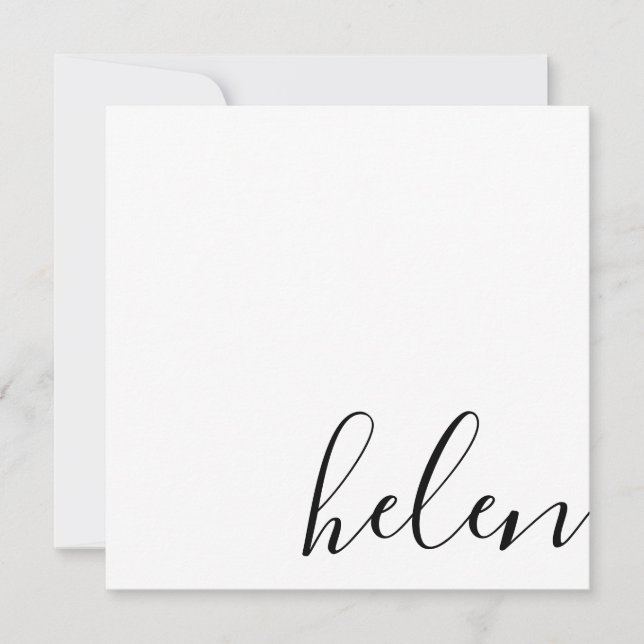 Script Name Card (Front)