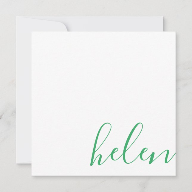 Script Name Card (Front)