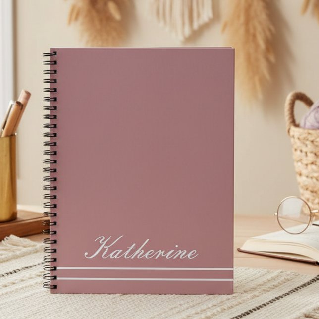 Script Name Minimalist Dusty Rose Notebook (Creator Uploaded)