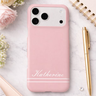 Script Name Minimalist Pink