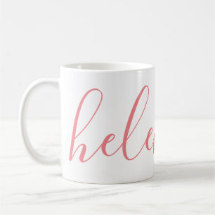 Script Name Personalised Gift Custom Pink Mug