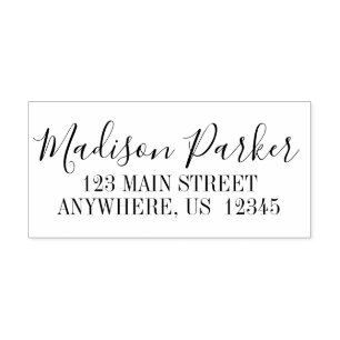 Script Name Personalised Self Inking Stamp