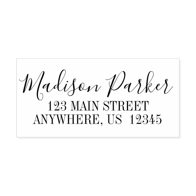 Script Name Personalised Self Inking Stamp (Design)