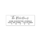 Script Name Self Inking Return Address Stamp